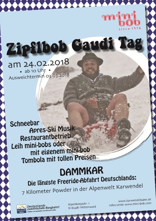 Le zipflbob à l'honneur